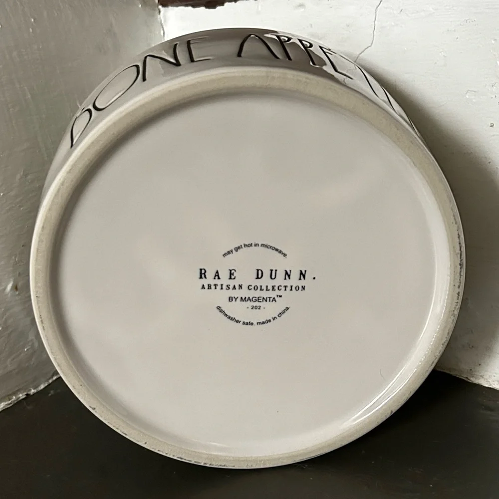 Rae Dunn BONE APPETIT Bowl